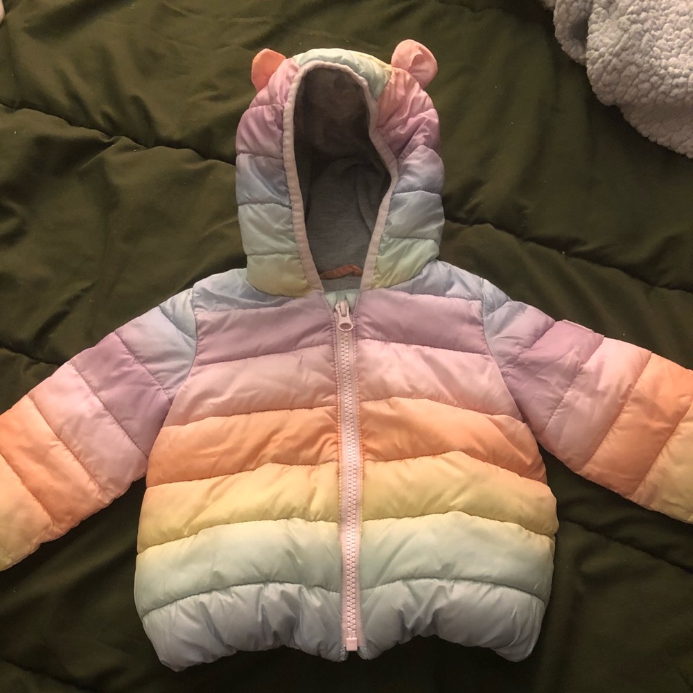 Bubble rainbow jacket